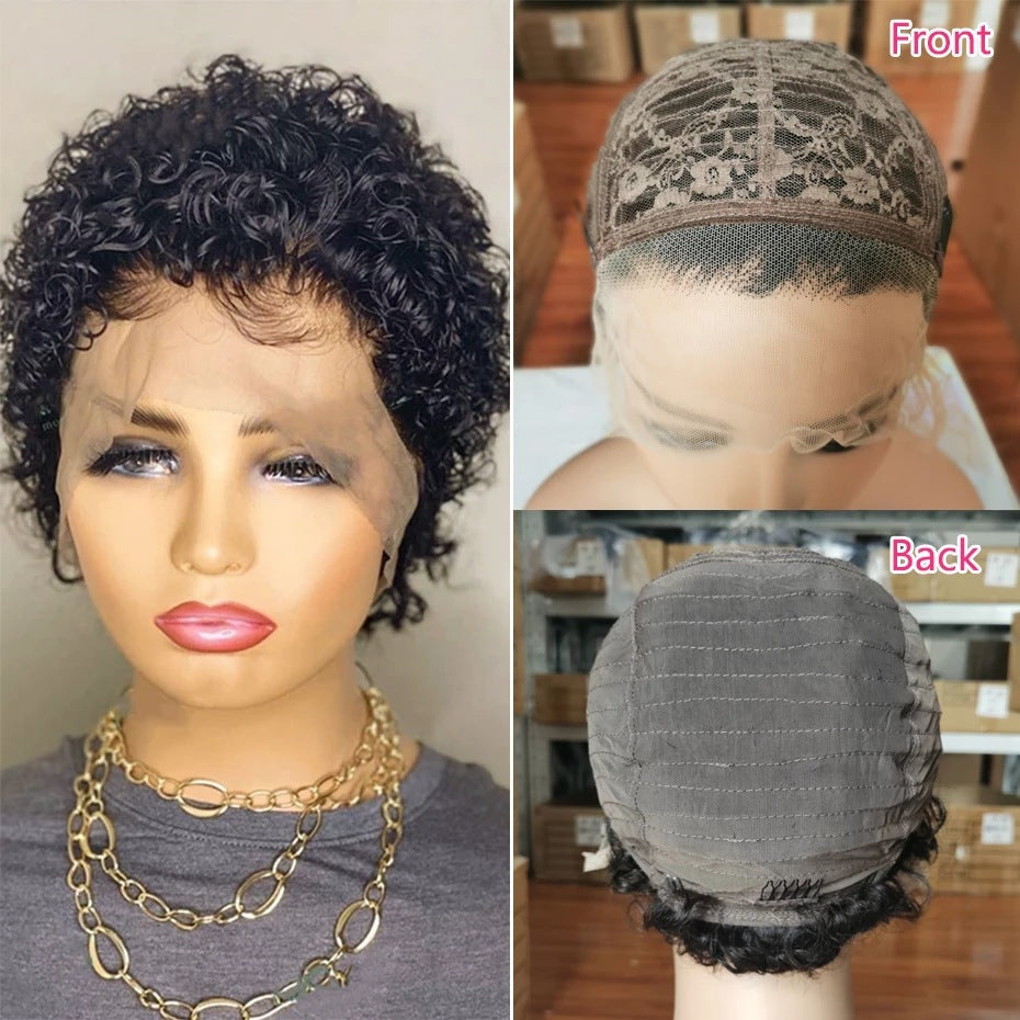 European And American Lace Wig Pixie Head Cover